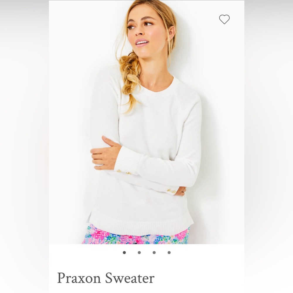Lilly Pulitzer Sweater Color Coconut